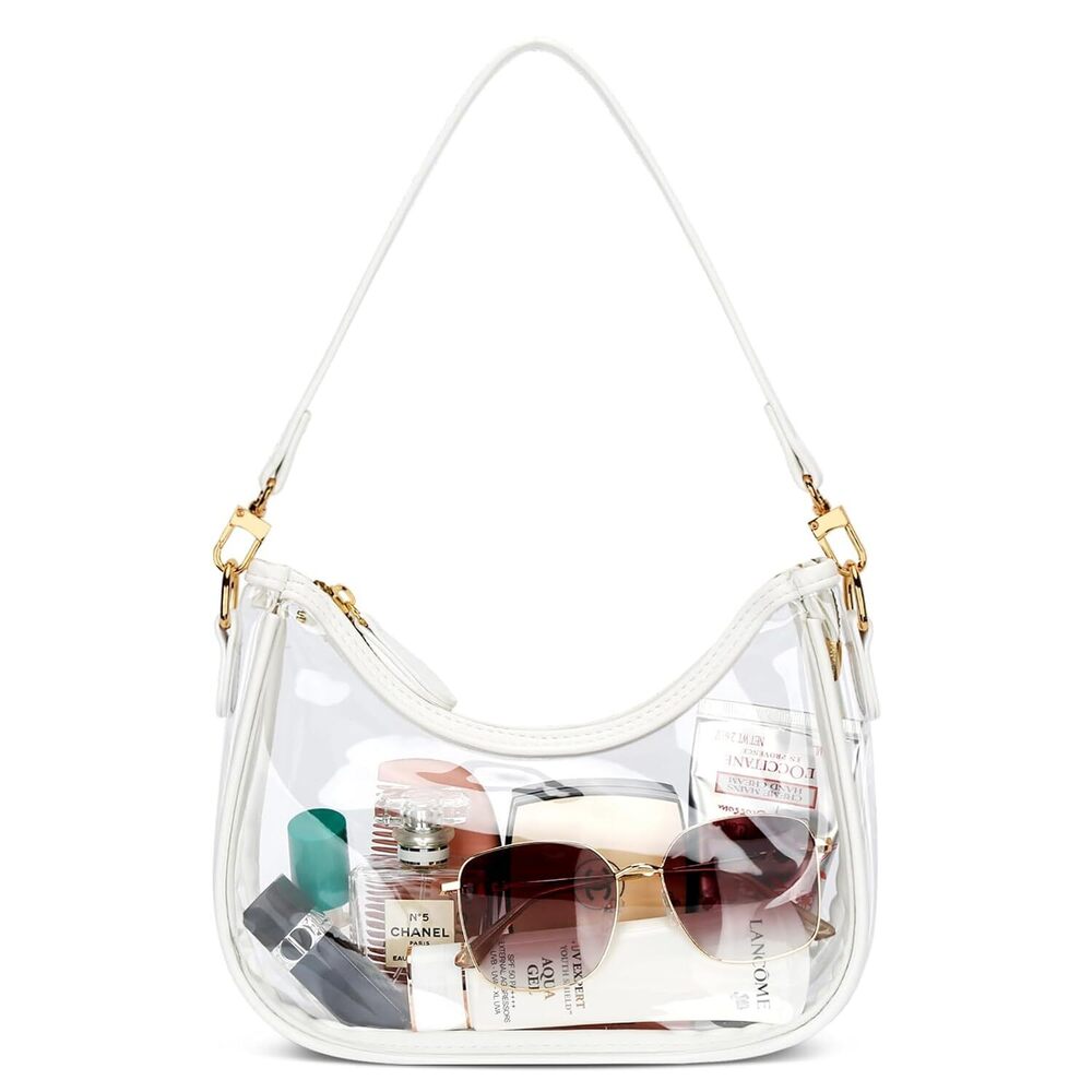 Clear Purse Shoulder Bag for Women Cute Hobo and Tote Handbags Concert